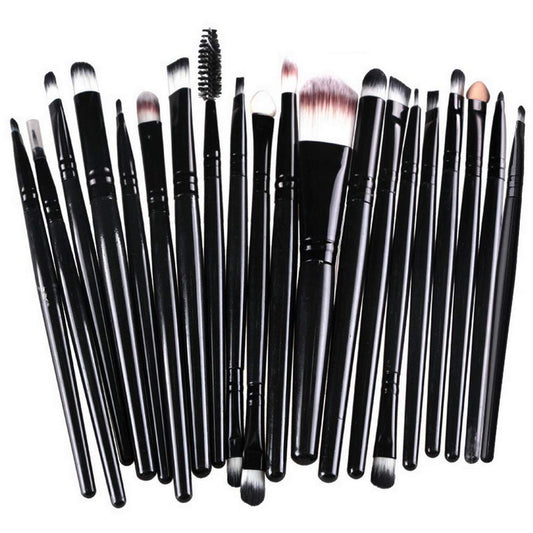 Makeup Brushes ZHIYE Make up Brush Set 20 PCs Professional Face Eyeliner for Foundation Blush Concealer Eyeshadow with Travel Black Beauty & Personal Care ZHIYE