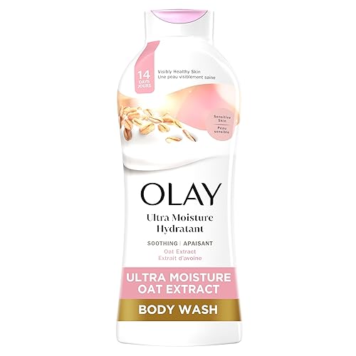 Olay Body Wash for Women, Ultra Moisture, For Sensitive Skin, Soothing Formula, 24hr Moisturizing, Hydrating & Refreshing, B3 Vitamin Complex, Free Beauty & Personal Care Olay