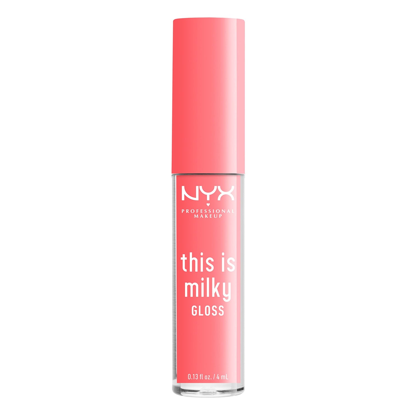 NYX PROFESSIONAL MAKEUP This Is Milky Gloss, Vegan Lip Gloss, 12 Hour Hydration - Moo-dy Peach (Sheer Coral) Beauty & Personal Care NYX PROFESSIONAL MAKEUP