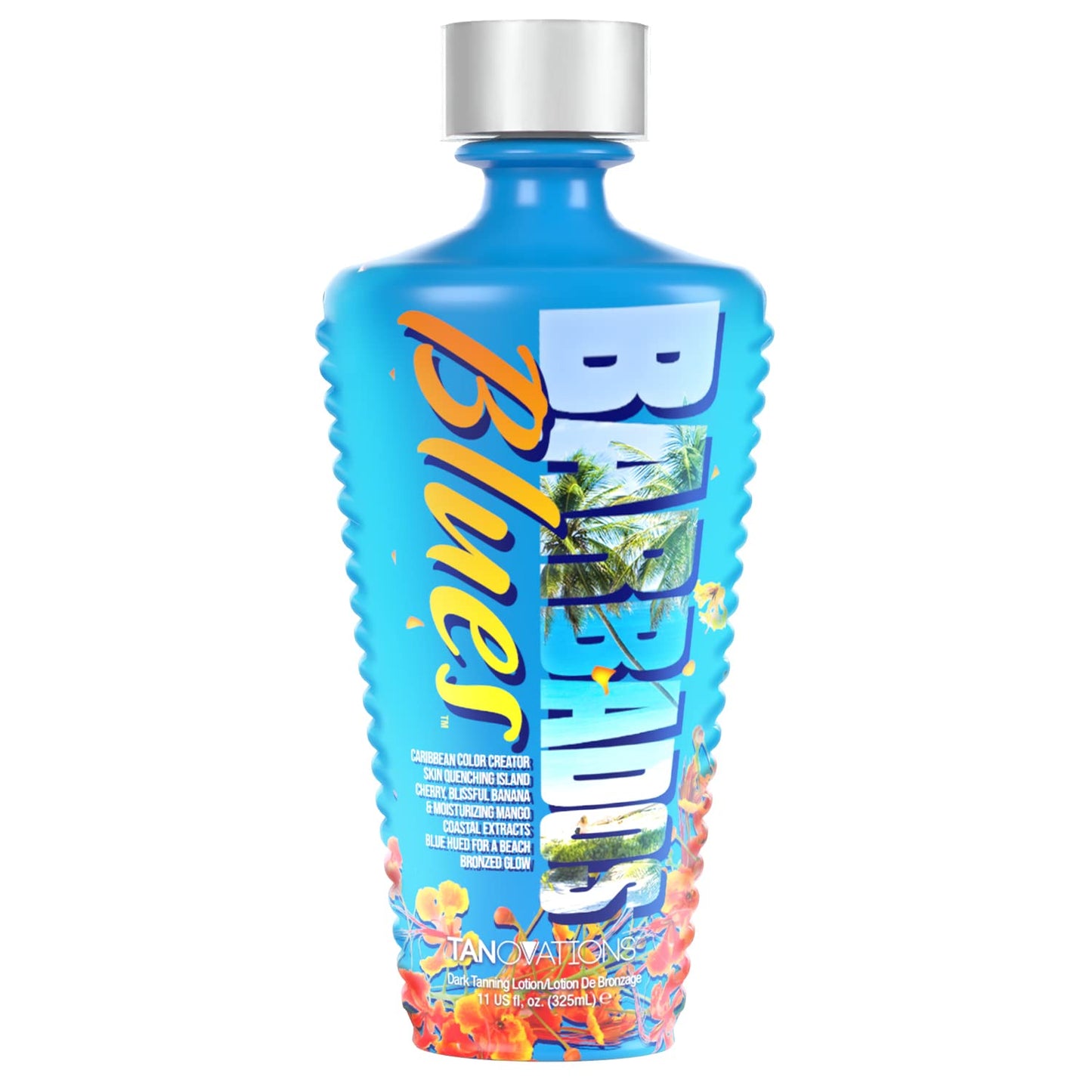 Tanovations Barbados Blues Tanning Lotion - Caribbean Color Creator Skin Quenching Island Cherry, Blissful Banana & Moisturizing Mango Coastal Beauty & Personal Care ED HARDY