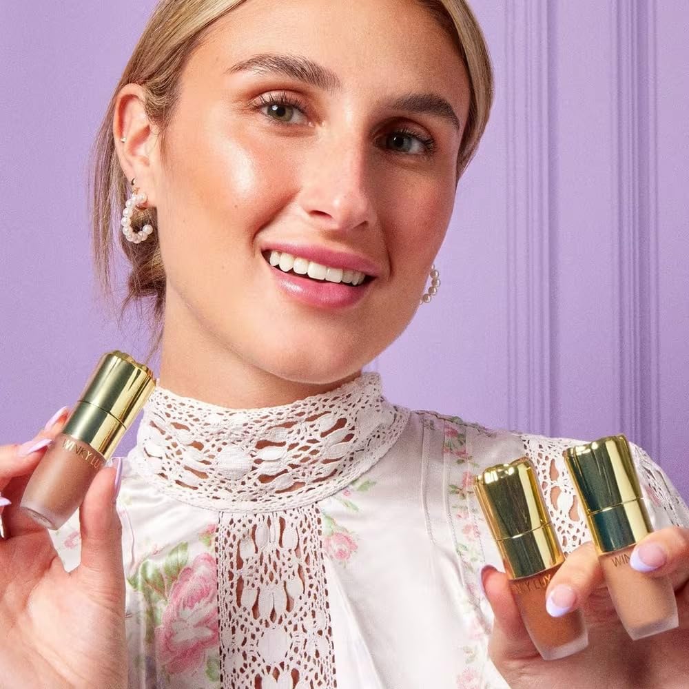 Winky Lux Cheeky Rose Liquid Sculpt - High Pigment Weightless Liquid Bronzer & Contour, Effortlessly Blendable, Lightweight Velvet Finish, Long Beauty & Personal Care Winky Lux
