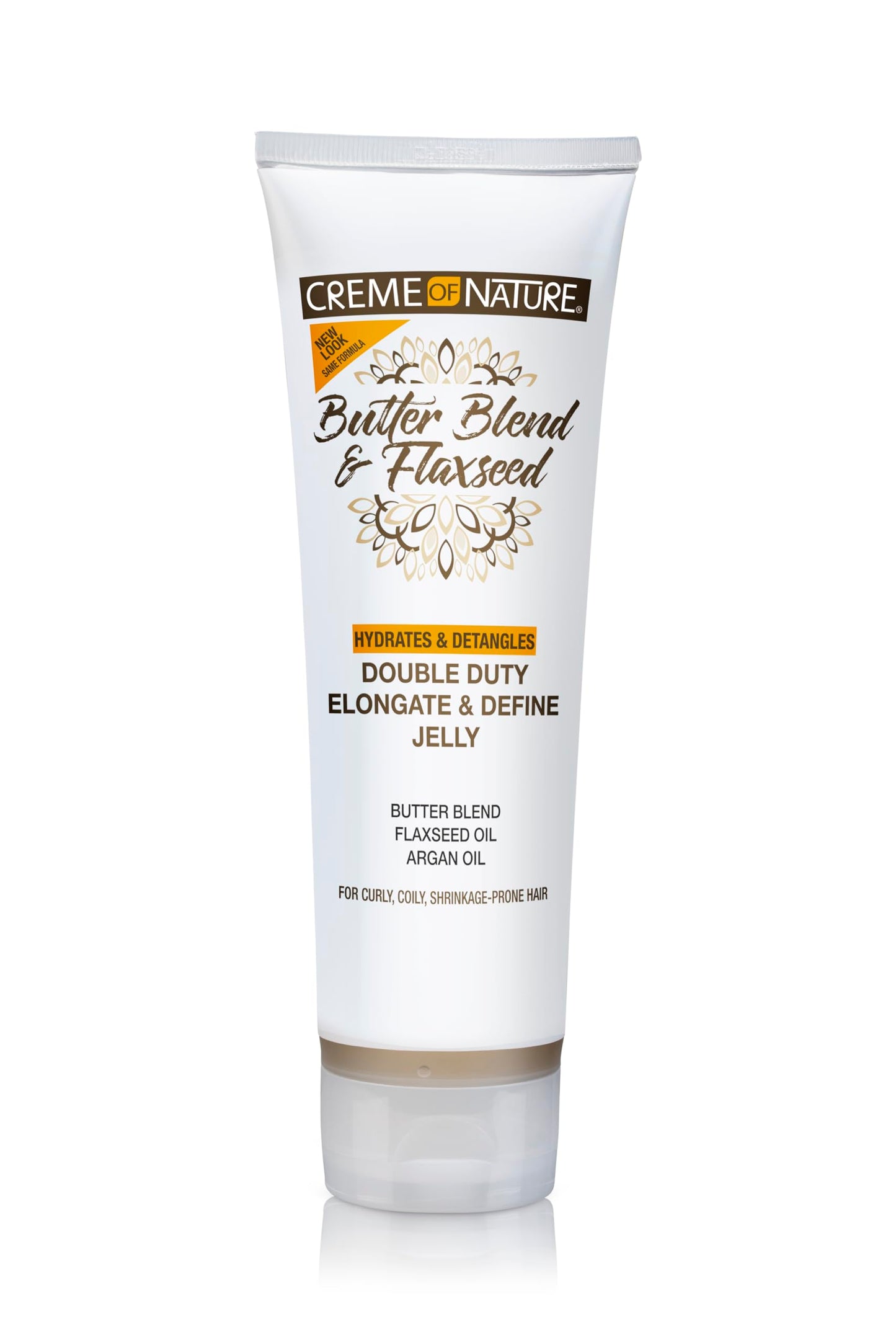Creme of Nature, Curl Elongater, Butter Blend, Argan Oil, Flaxseed Oil, Curl Jelly for Defining Hydration, 8.45 Oz Beauty & Personal Care Creme of Nature
