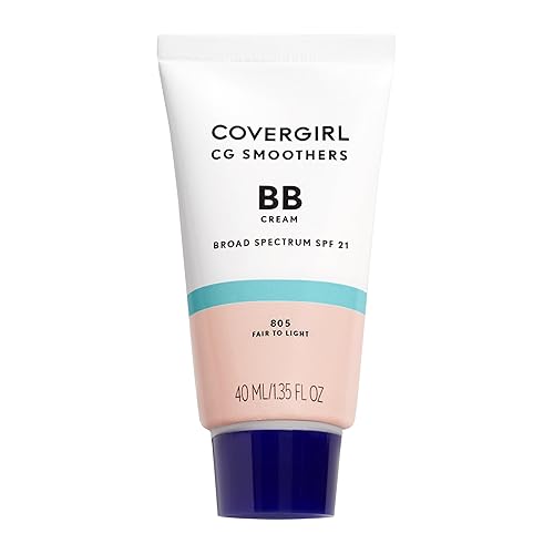 COVERGIRL Smoothers Lightweight BB Cream, Fair to Light 805, 1.35 oz (Packaging May Vary) Lightweight Hydrating 10-In-1 Skin Enhancer with SPF 21 UV Beauty & Personal Care COVERGIRL