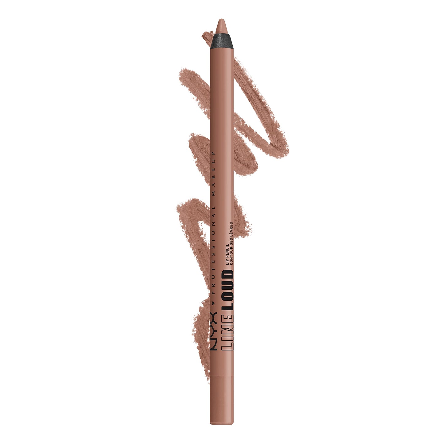 NYX PROFESSIONAL MAKEUP Line Loud Lip Liner, Longwear and Pigmented Lip Pencil with Jojoba Oil & Vitamin E - Global Citizen (Medium Neutral Nude) Beauty & Personal Care NYX PROFESSIONAL MAKEUP