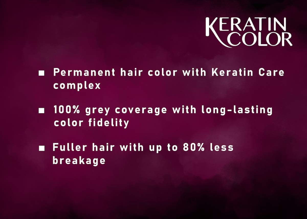 Schwarzkopf Keratin Color Permanent Hair Color Cream, 4.3 Red Velvet Brown Beauty & Personal Care Schwarzkopf