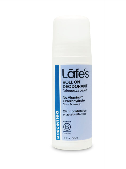 Lafe's Natural Deodorant - 3oz Roll-On Aluminum Free Natural Deodorant for Men & Women - Paraben Free & Baking Soda Free with 24-Hour Protection Beauty and Personal Care Lafe's