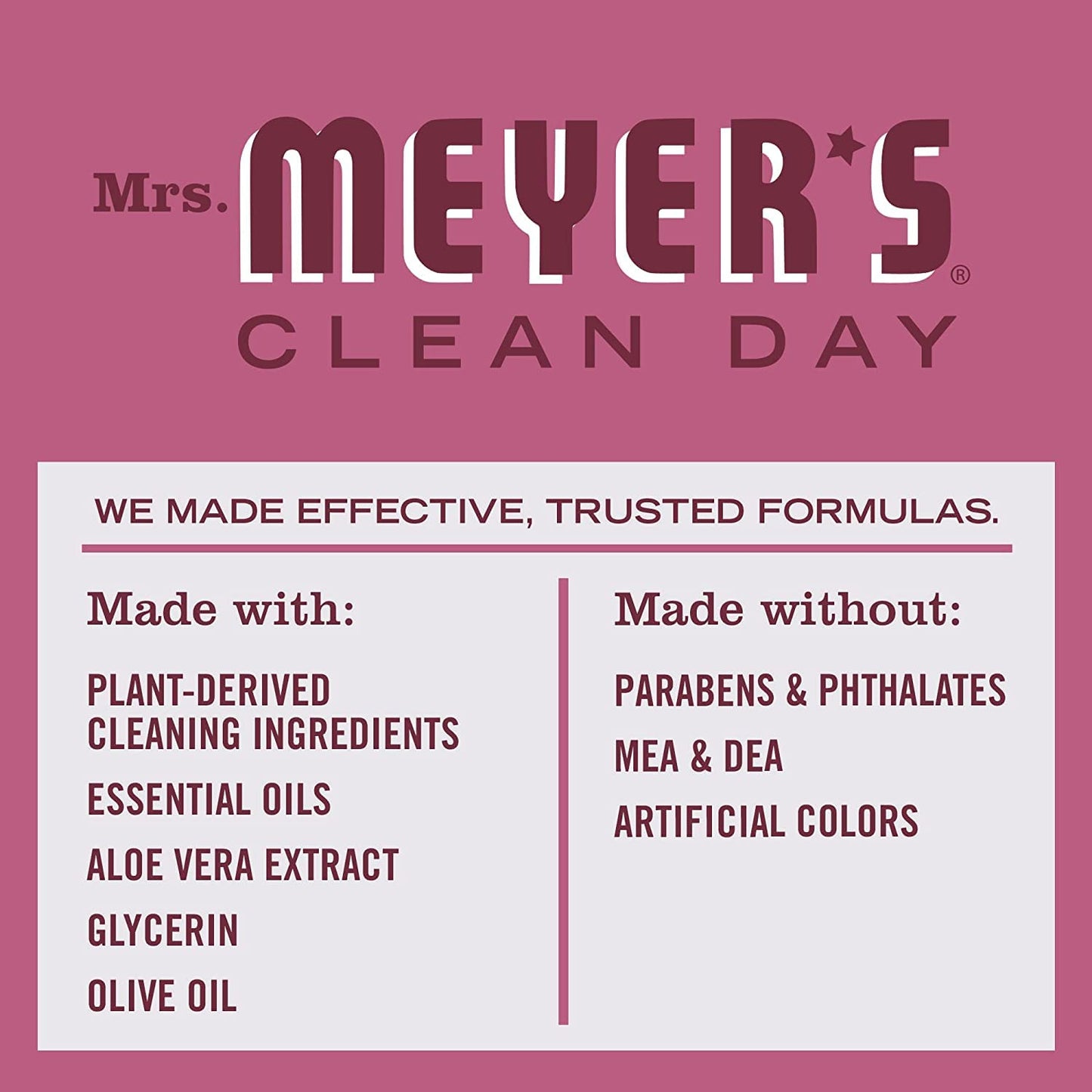 Mrs. MEYER'S CLEAN DAY Hand Soap Mum (12.5 Fl Oz (Pack of 3), Gel) Beauty & Personal Care Mrs. MEYER'S