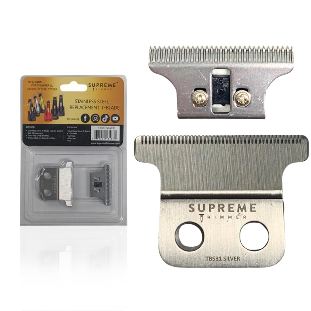 Supreme Trimmer Zero-Gap Adjustable Replacement Blade TB531 - for T-Shapers ST5200, ST5210, ST5220 - Silver Beauty and Personal Care Supreme Trimmer