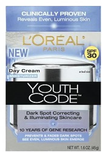 L'Oreal Paris Youth Code Dark Spot Correcting & Illuminating Skincare Day Cream Moisturizer (Pack of 2) Beauty & Personal Care L'Oreal Paris
