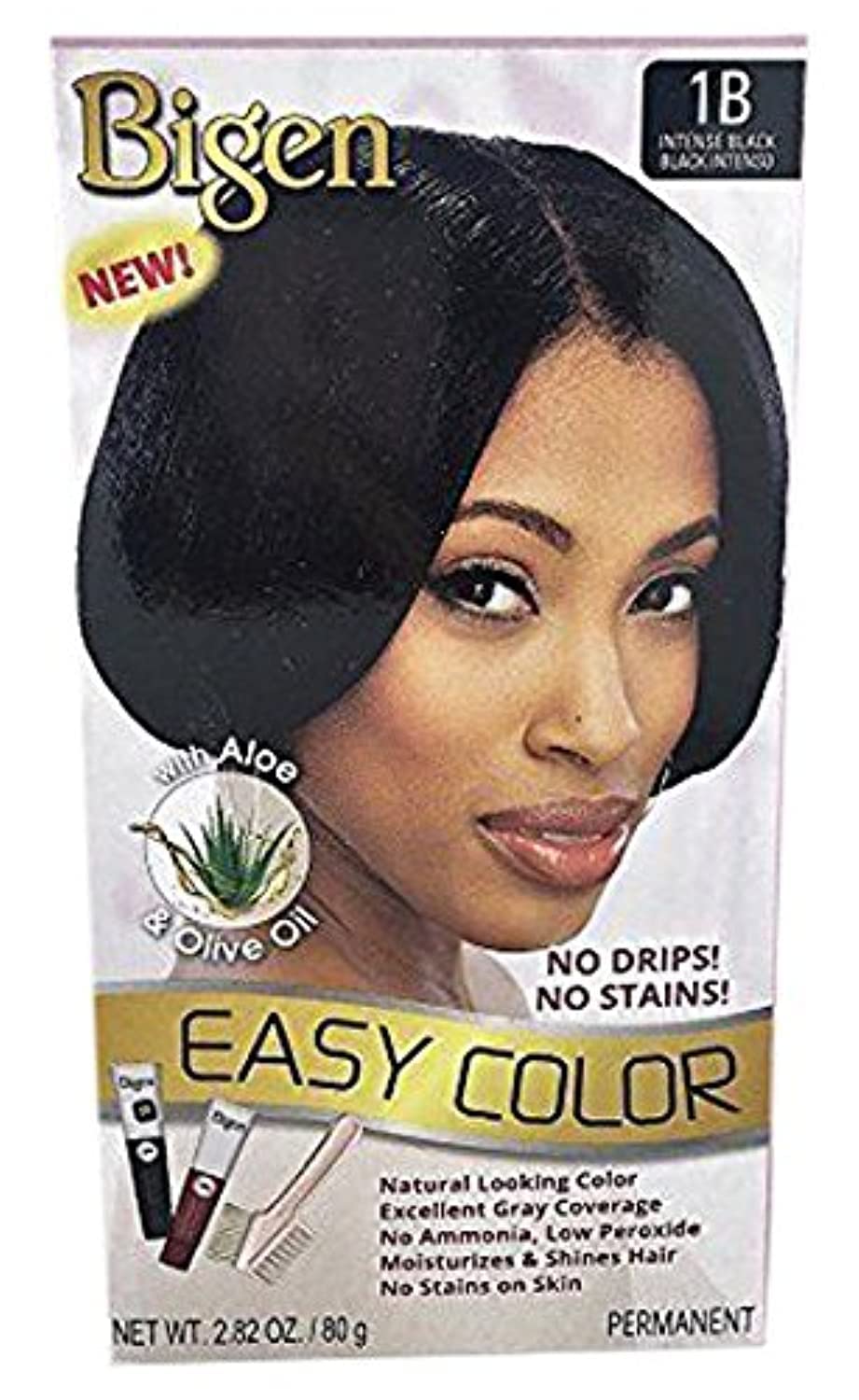 Bigen Easy Color Permanent Hair Dye With Aloe Olive Oil, Intense Black, 2.82 Oz (SG_B0722SMF14_US) Beauty & Personal Care Bigen