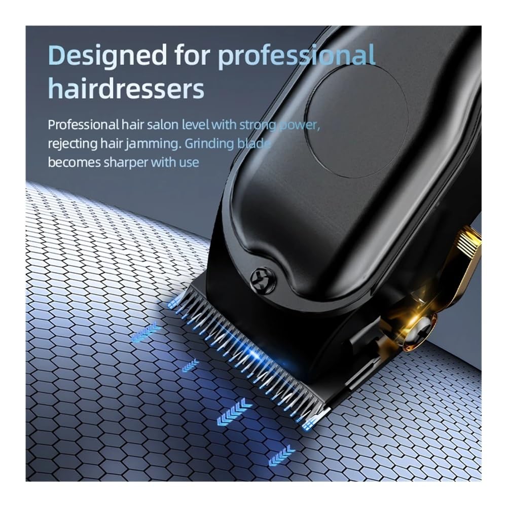 EWKYLSEM Hair Cutting Machine Professional Clippers Barber Cordless Portable Clipper Digital Display Trimmer for Man Beauty and Personal Care EWKYLSEM