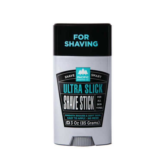 Pacific Shaving Company Ultra Slick Shave Stick - No Mess Body Shaving Stick with Moisturizing Coconut Oil - Travel-Friendly, Good for All Skin… Beauty & Personal Care Pacific Shaving Company