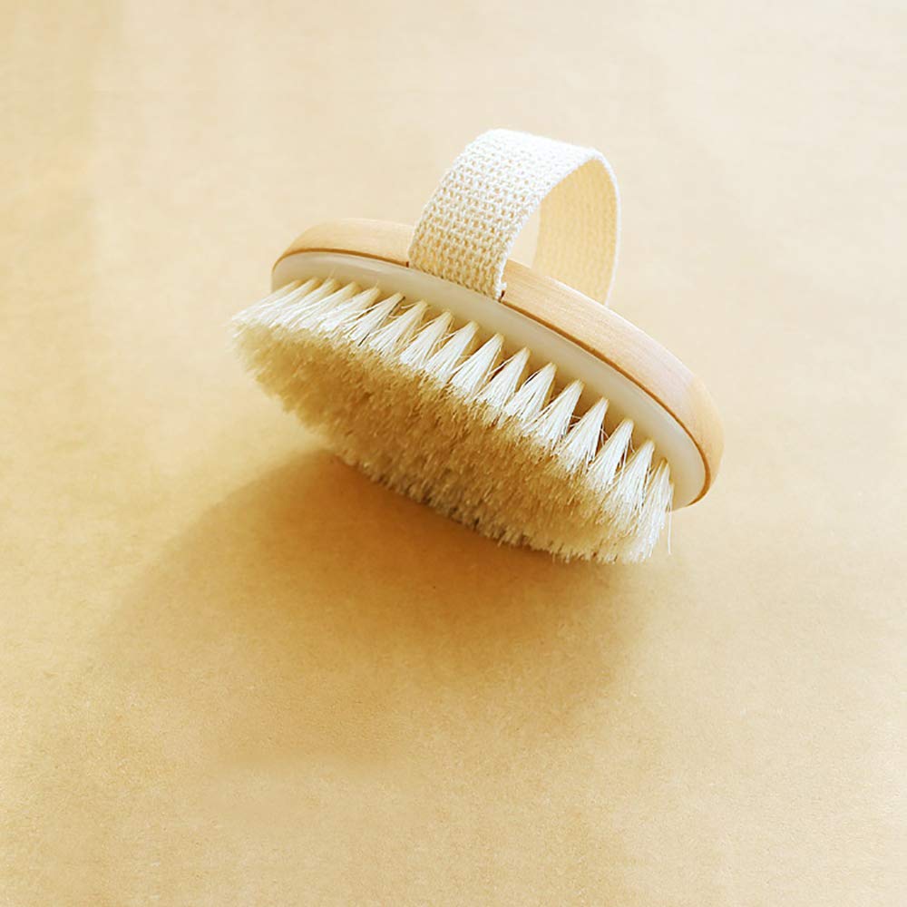 Ithyes Dry Brushing Body Brush Exfoliating Brush Natural Bristle Bath Brush for Remove Dead Skin Toxins Cellulite,Treatment,Improves Lymphatic Beauty & Personal Care Ithyes