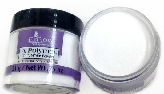 EZ Flow A Polymer Truly White False Nails, 0.75 Ounce