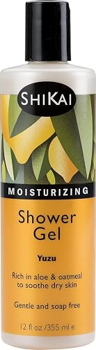 ShiKai Daily Moisturizing Shower Gel (Yuzu, 12 oz) | Gentle Soap-free Formula | With Aloe Vera & Oatmeal for Soft, Healthy Skin | Dry Skin Relief Beauty & Personal Care ShiKai