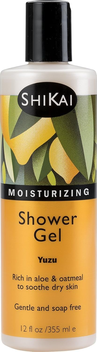 ShiKai Daily Moisturizing Shower Gel (Yuzu, 12 oz) | Gentle Soap-free Formula | With Aloe Vera & Oatmeal for Soft, Healthy Skin | Dry Skin Relief Beauty & Personal Care ShiKai