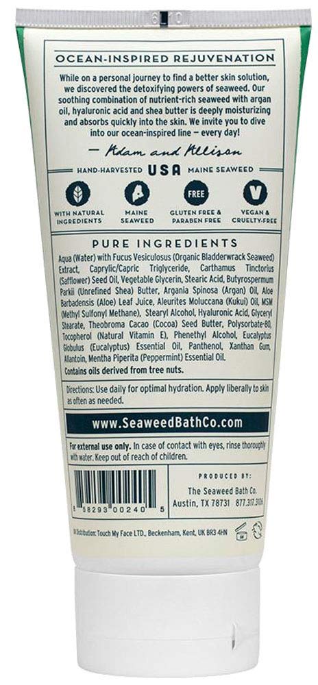 Seaweed Bath Co Eucalyptus Peppermint Hydrate Body Cream, 6 FZ Beauty & Personal Care The Seaweed Bath Co.