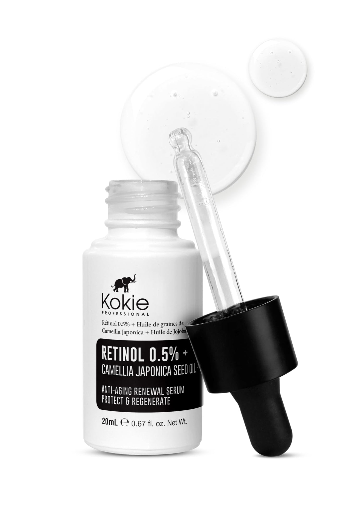 Kokie Retinol 0.5% + Camellia Japonica Seed Oil + Jojoba Oil Serum Beauty & Personal Care Kokie