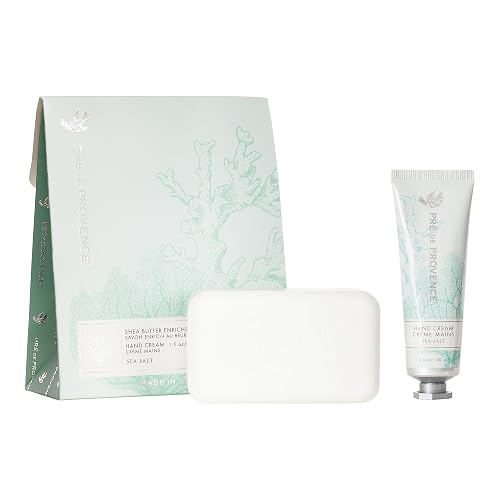 Pre de Provence Gift Set Collection 150 Gram Soap Bar & 1 fl oz Hand Cream, Sea Salt Beauty & Personal Care Pre de Provence