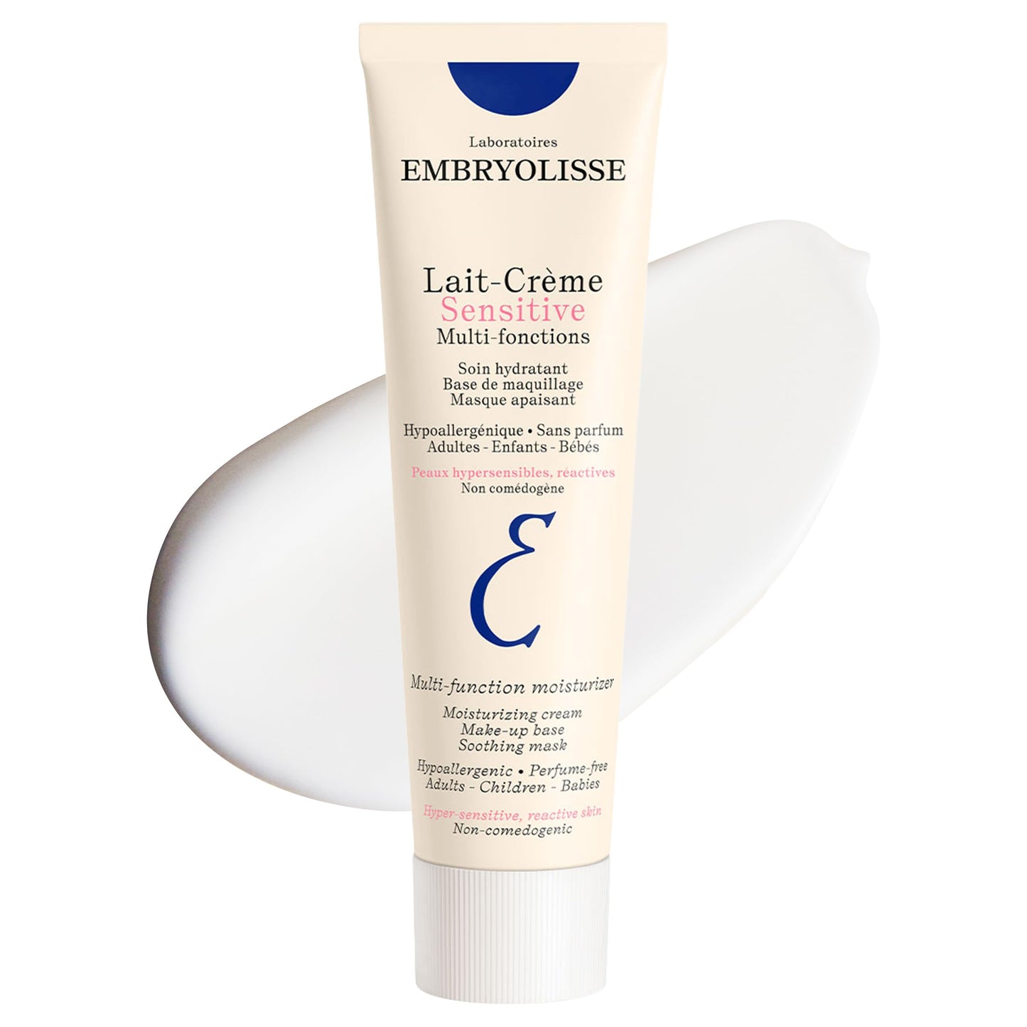 Embryolisse Lait-Crème Concentré Sensitive Face Moisturizer and Makeup Primer, Hypoallergenic Fragrance-Free Face Cream with Aloe Vera and Shea Butter Beauty and Personal Care Embryolisse Default Title
