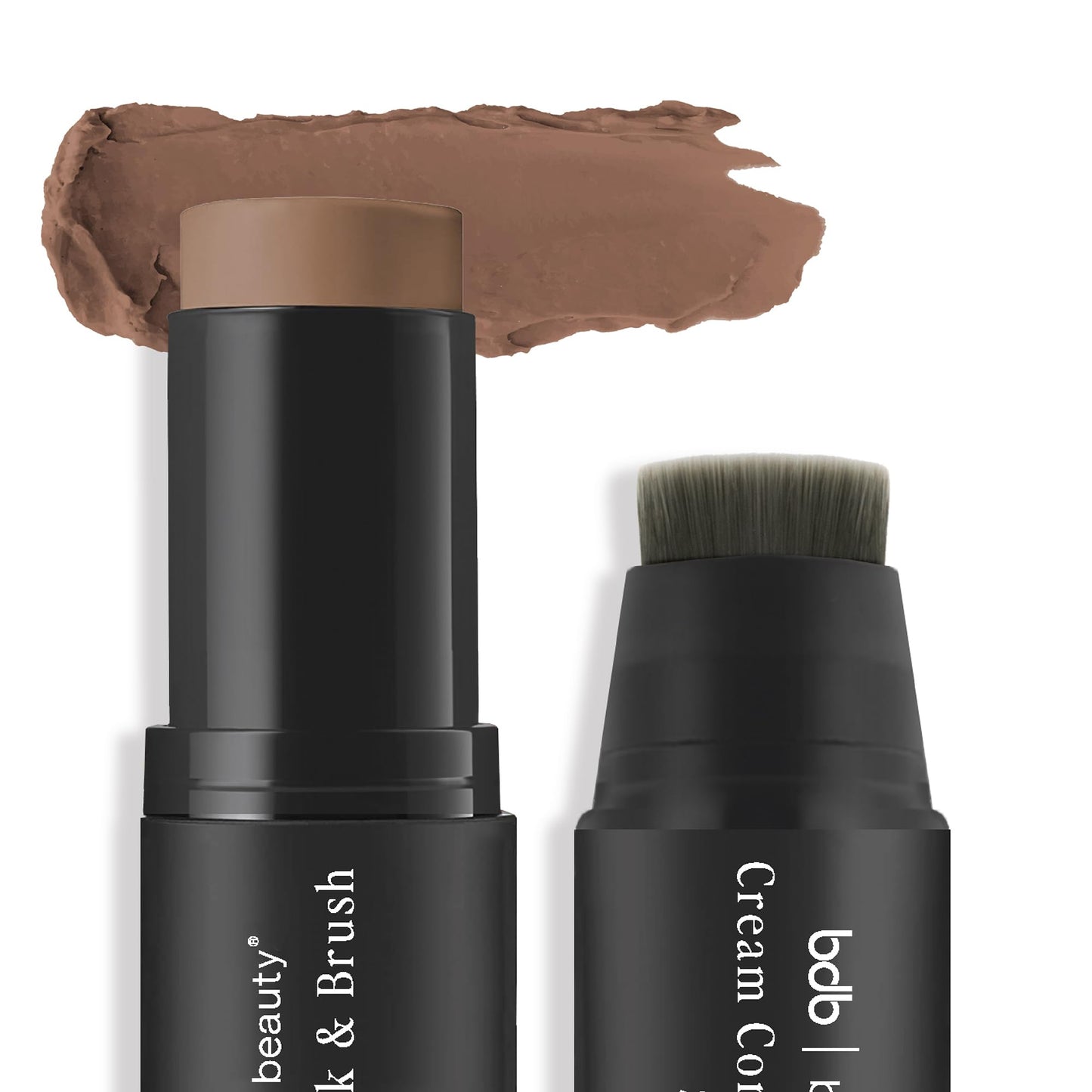 Billion Dollar Beauty Cream Contour Stick and Brush - Waterproof Matte Bronzer Makeup Dual-Ended Wand with Vitamin E, Sculpting & Defining Cream Face Beauty & Personal Care billion dollar brows