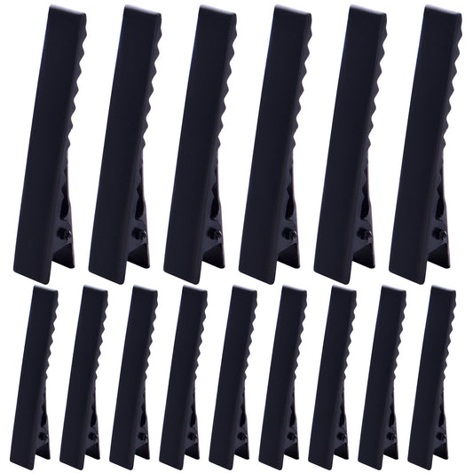100pcs Metal Alligator Hair Clips Flat Top with Teeth Single Prong Hairpins Sectioning Hairdressing Salon Clips for Women Girls Hairbow DIY Art Craft Beauty & Personal Care BronaGrand