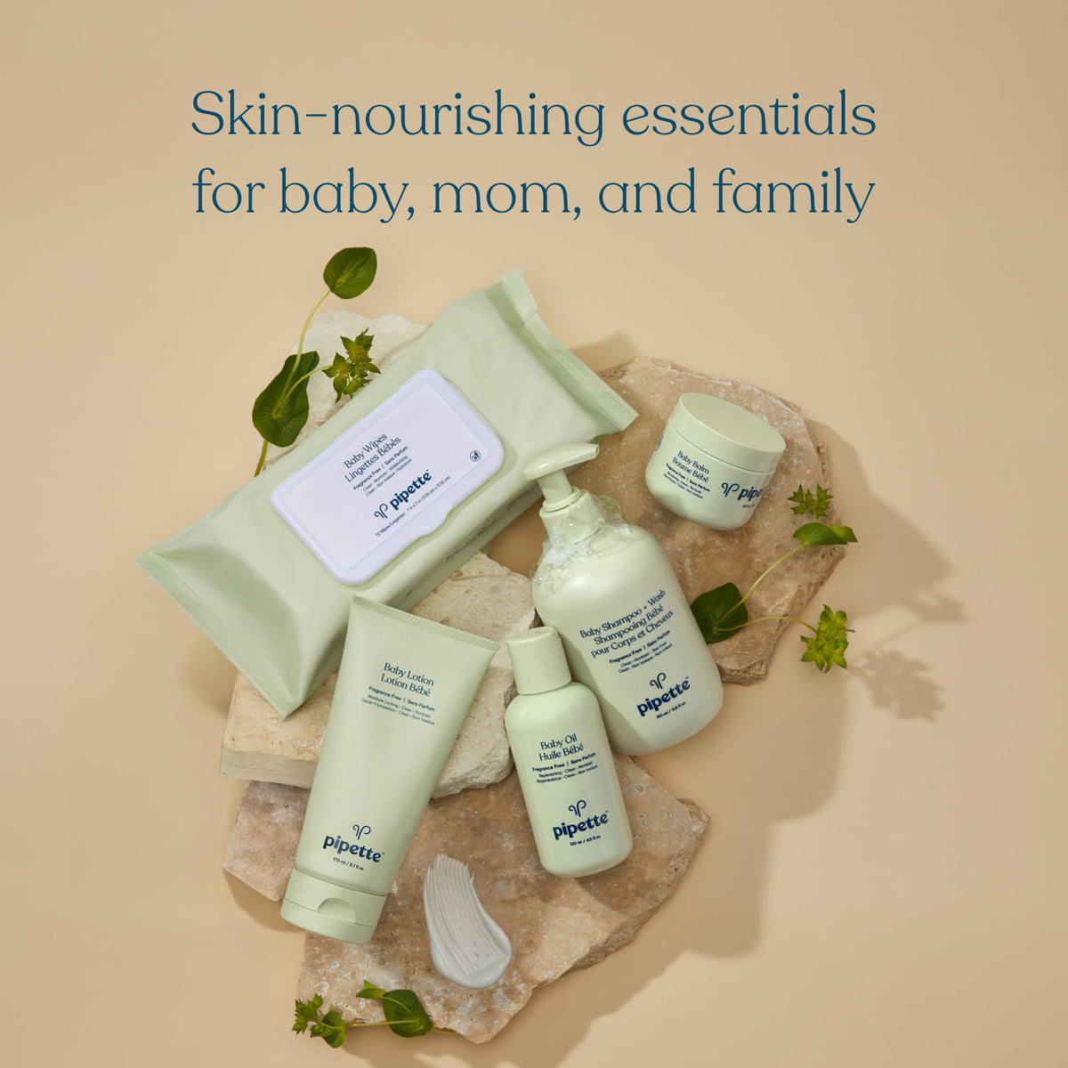 Pipette Daily Nourishing Conditioner -Tear Free Conditioner for Kids, Adds Moisture, 100% Plant-Derived Squalane and Quinoa, Orange + Vanilla Aroma,