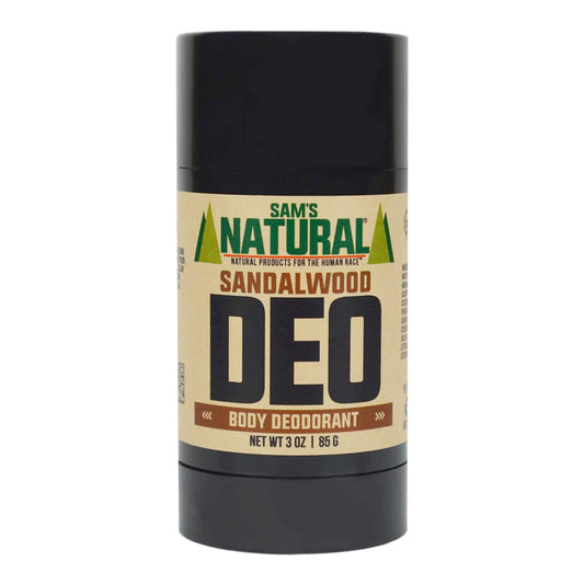 Sam’s Natural Deodorant - Sandalwood - Holiday Gifts - Stocking Stuffers - Aluminum Free DEO - No phthalates, parabens, sulfates, or dyes - For Men Beauty and Personal Care Sam's Natural