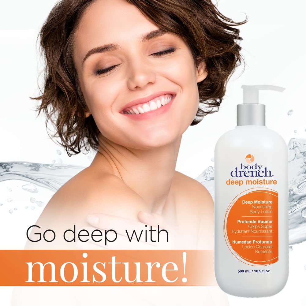 Body Drench Moisturizing Body Lotion - Nourishing & Hydrating Moisturizer Unscented Lotion for All Skin Types, Dry Skin Relief, 16.9 fl oz Beauty & Personal Care Body Drench