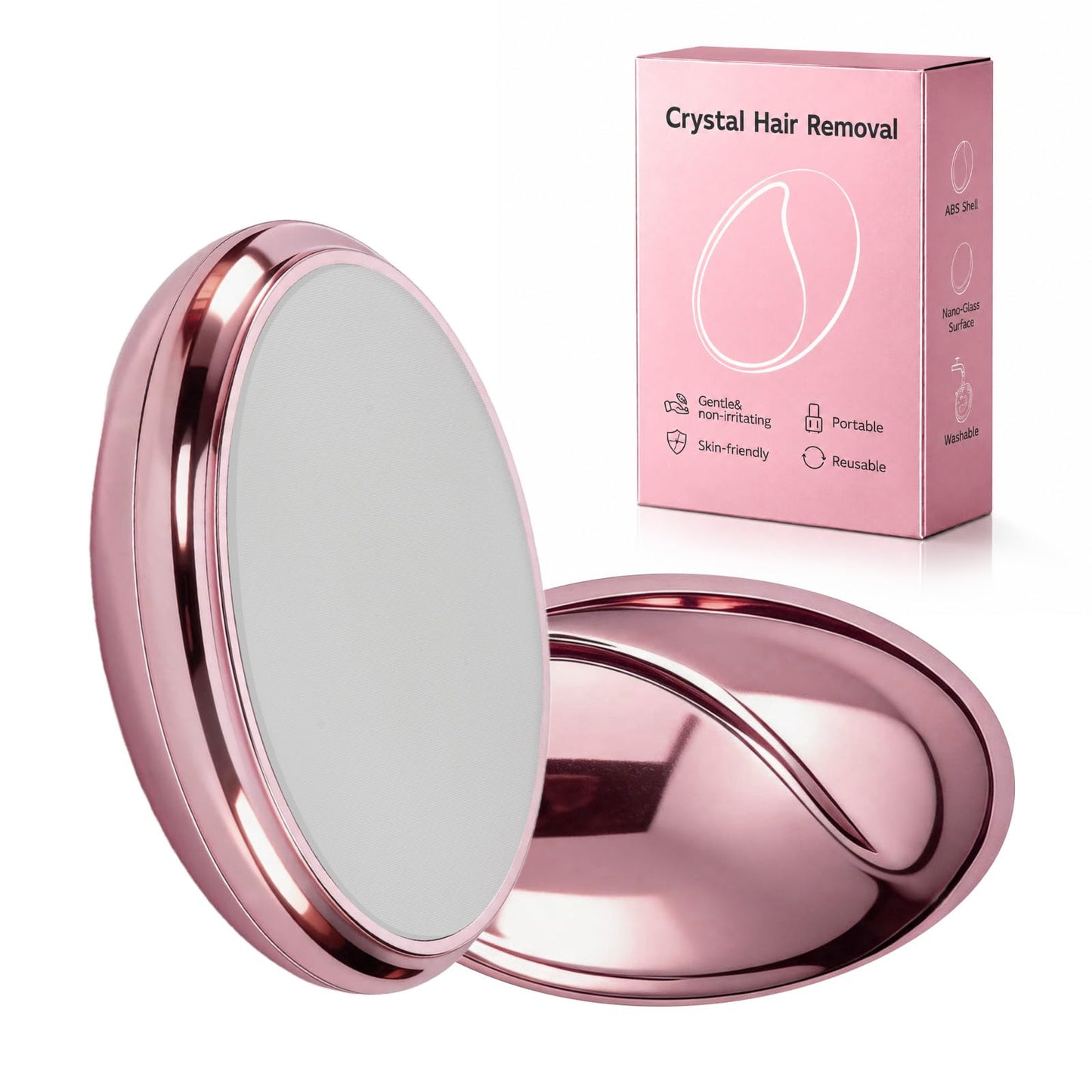 Zixsavk Crystal Hair Eraser for Women and Men, Reusable Crystal Hair Remover Magic Painless Exfoliation Hair Removal Tool, Magic Hair Eraser Device Beauty and Personal Care Zixsavk