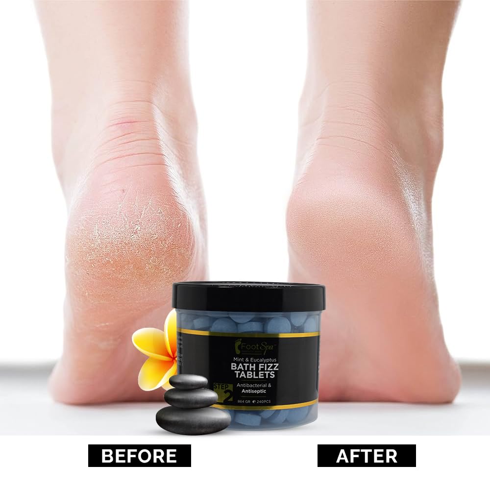 FOOTSPA - Bath Fizz, Mint & Eucalyptus - Relaxing Aromatherapy - 42 Ounces Beauty & Personal Care FootSpa