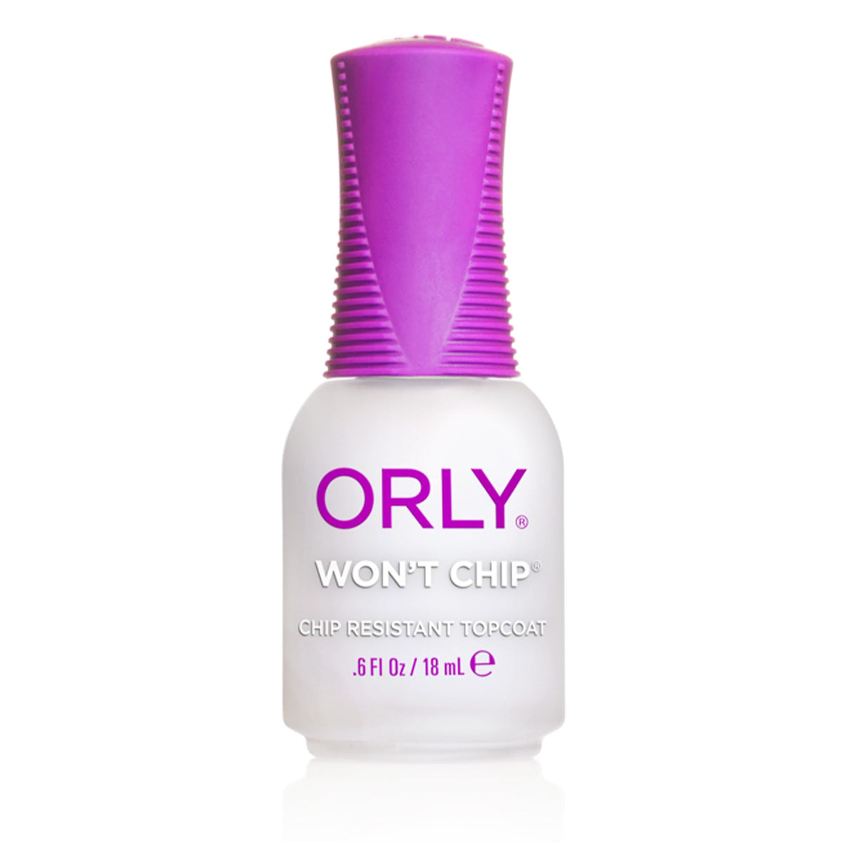 ORLY Won’t Chip Protective Topcoat | Polymer Formula for Long-Lasting, Chip-Resistant Manicures | Seals & Protects Nail Colour | High Shine Finish |