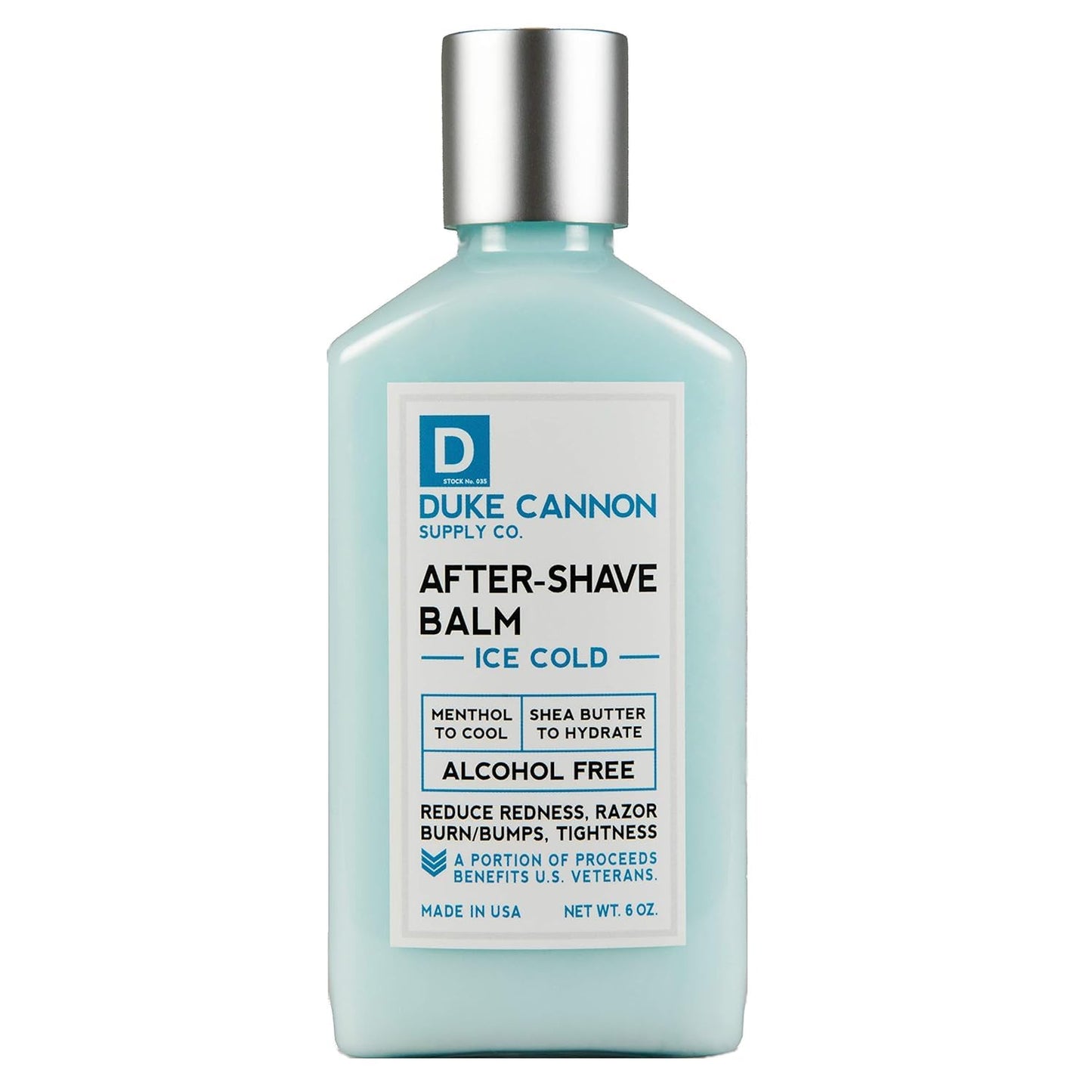 Duke Cannon Supply Co. - Ice Cold Cooling Effect After-Shave Balm, (6 oz) Closes Pores and Soothes Skins to Prevent Irritation (6 oz.) Beauty and Personal Care Duke Cannon Supply Co.