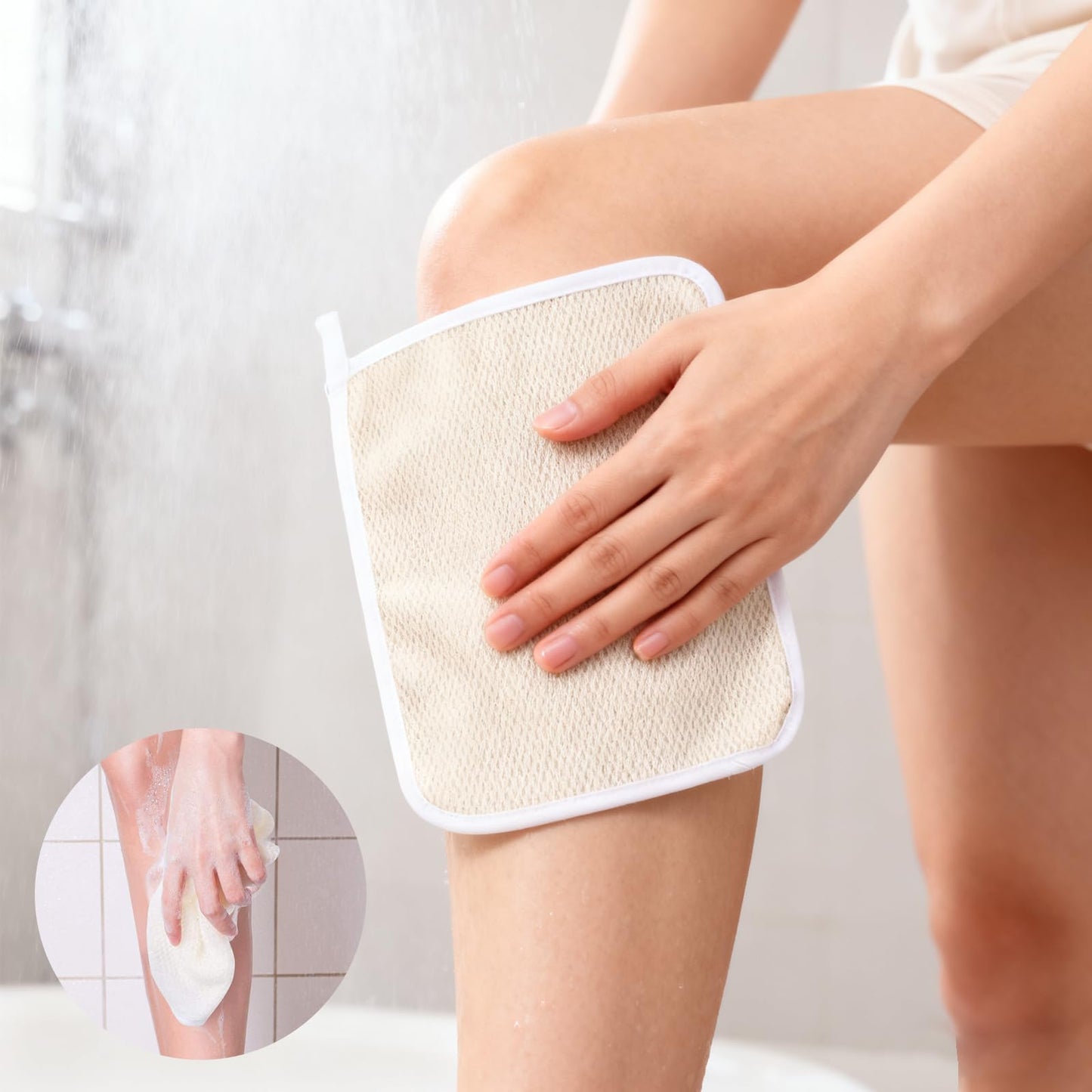 15 Count Exfoliating Washcloth for Body and Face Facial Wash Cloths Bath Scrub Soft Weave Loofah Towel Exfoliate Bath Towel Remove Dead Skin Wash Beauty and Personal Care Plmmwd