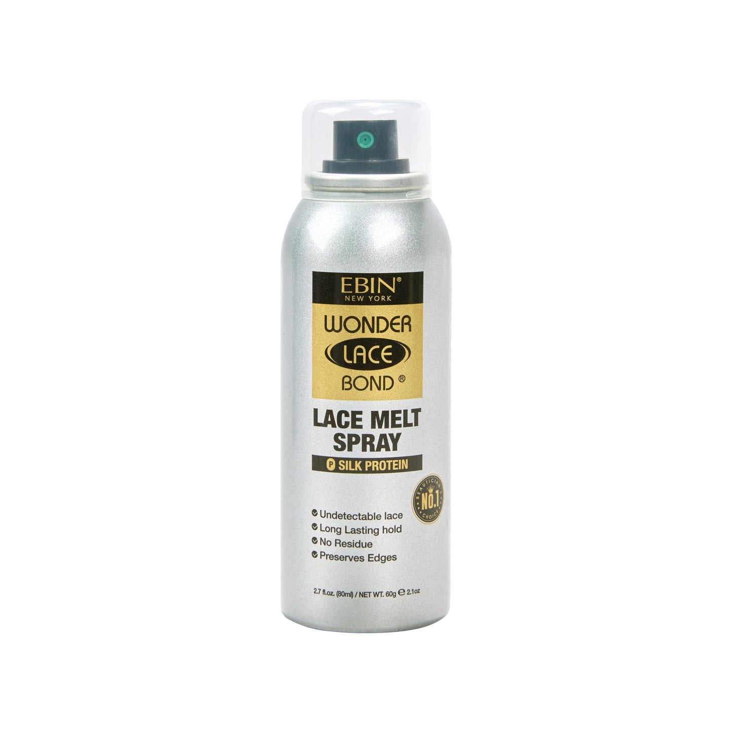 EBIN NEW YORK Wonder Lace Bond Lace Melt Aerosol Spray Silk Protein + Biotin | Extra Firm Hold Wig Adhesive Spray | Moisturizing Natural Finish | 2.7 Beauty & Personal Care EBIN NEW YORK