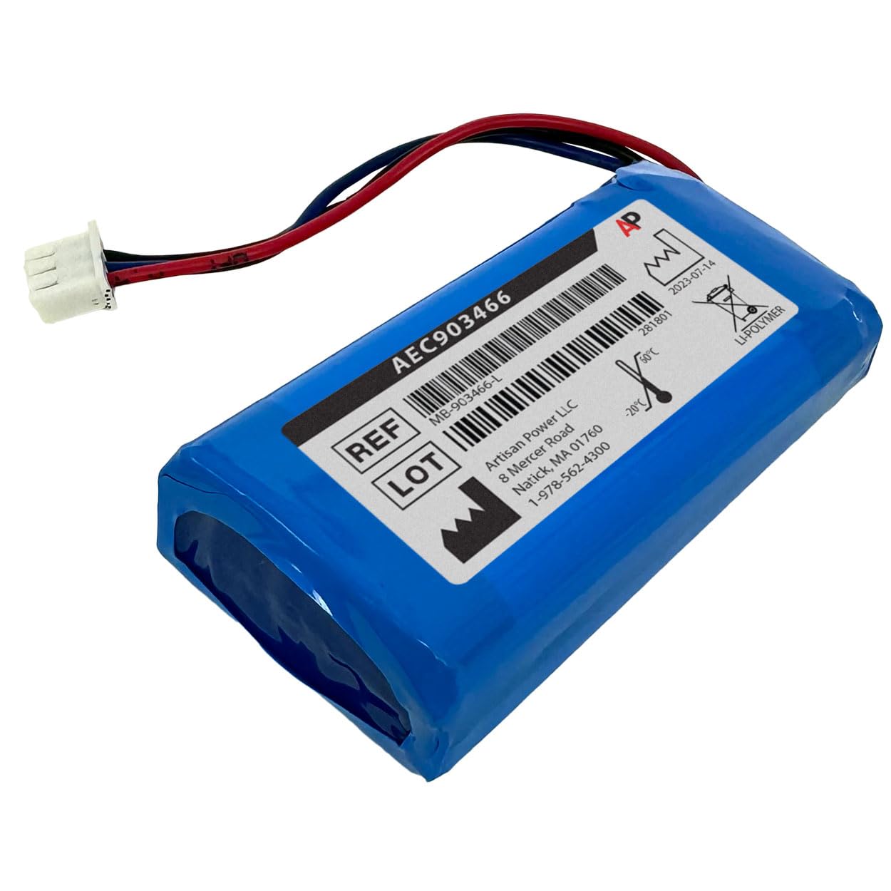 Artisan Power Replacement Battery for Hawk/Hawkmed Syringe Pump HK-050, HK-100, HK-100I - Fully Replaces AEC903466 Beauty and Personal Care Artisan Power