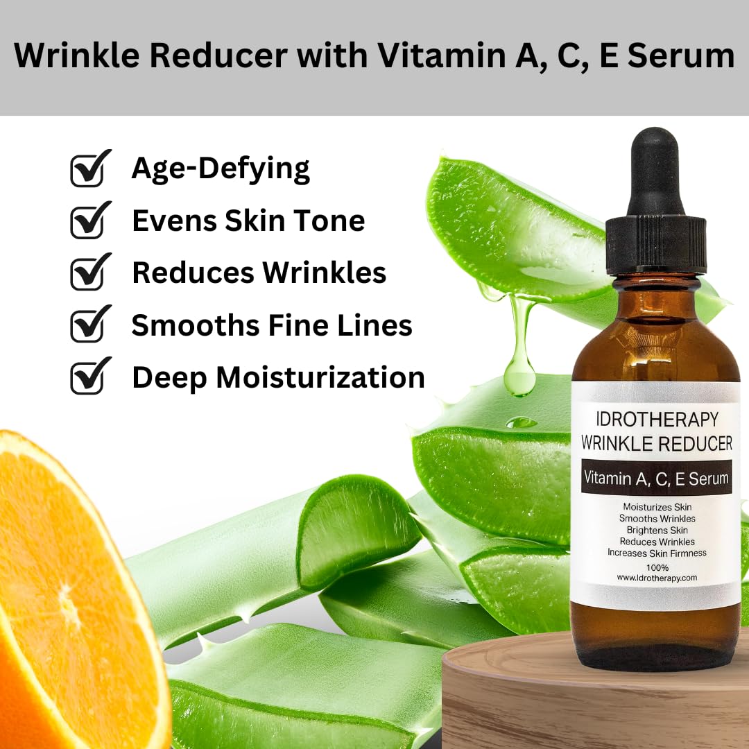 Idrotherapy Wrinkle Reducer with Vitamin A, C, E Serum Beauty & Personal Care Idrotherapy