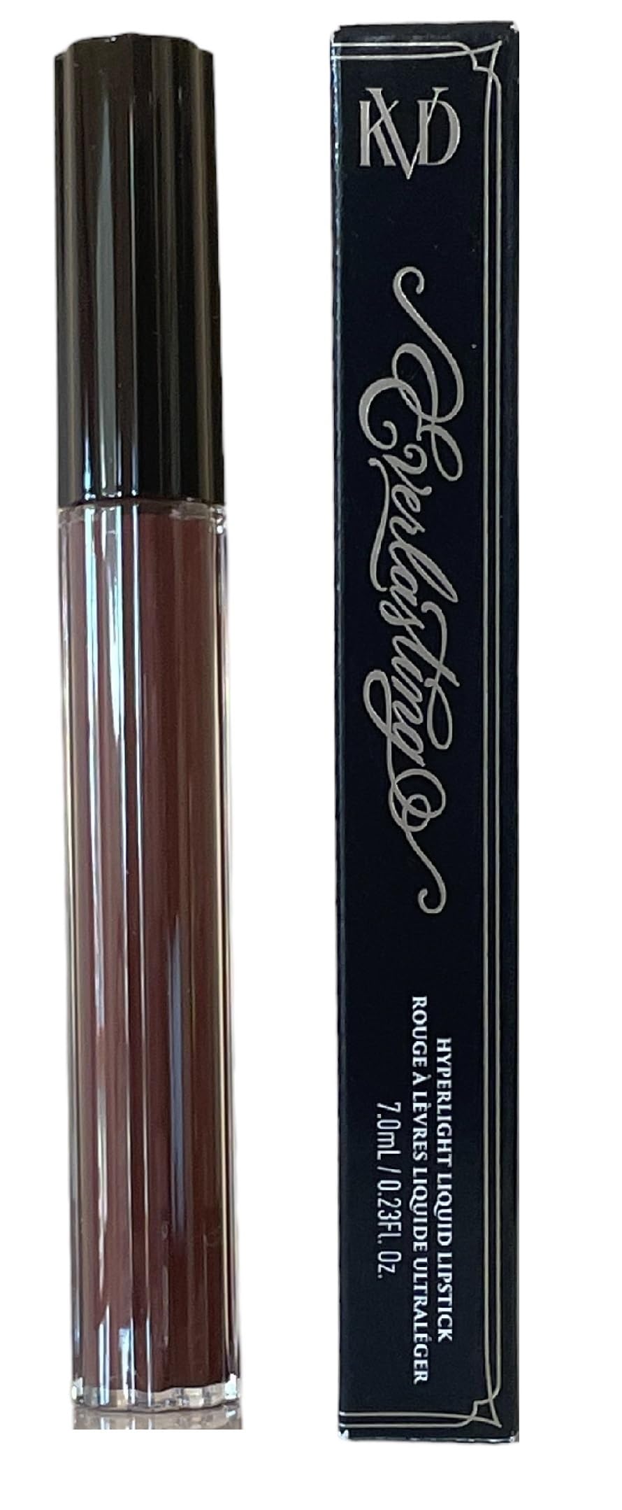 KVD Everlasting Hyperlight Liquid Lipstick - Night Heron - Reddish Brown, Transfer?Proof Matte, Lightweight All?Day Wear, Non?Drying, Vegan & Beauty & Personal Care KVD