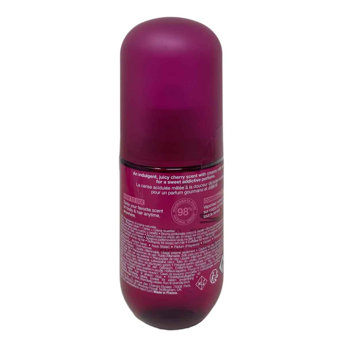 SEPHORA COLLECTION Cherry + Whipped Cream Body & Hair Perfume Mist 100 mL