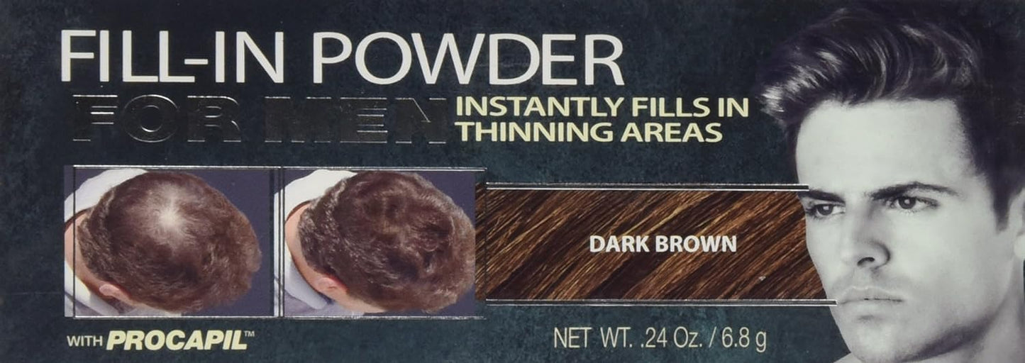 LISA RACHEL Cyg Fill in Powder Men, Dark Brown Beauty & Personal Care Cover Your Gray