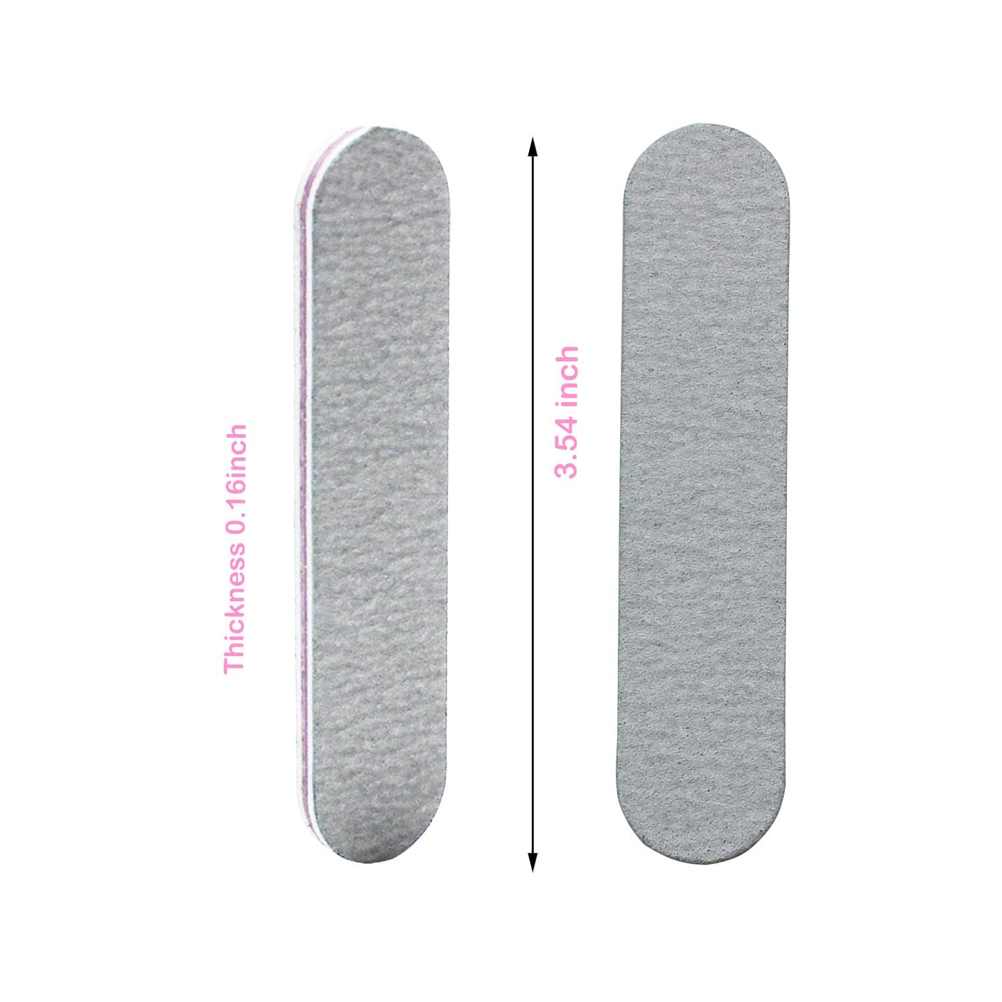 50 Packs 100/180 Grits Mini Nail Files and Buffers Double Sided Emery Boards Manicure Tool for Acrylic Nails, Nail Care Beauty & Personal Care Ourart