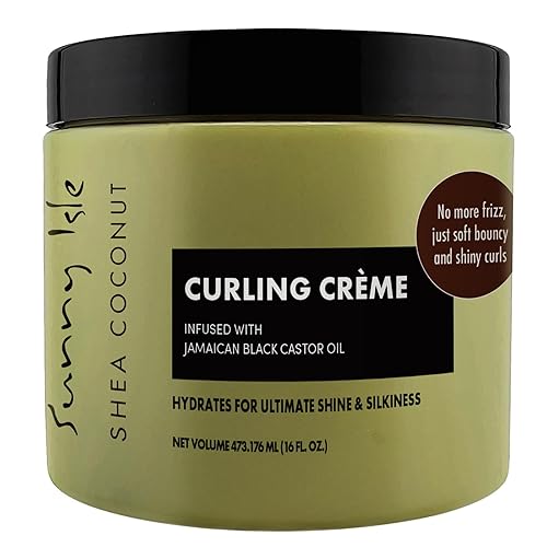Sunny Isle Jamaican Black Castor Oil Shea Coconut Curling Cream 16OZ Beauty & Personal Care Sunny Isle