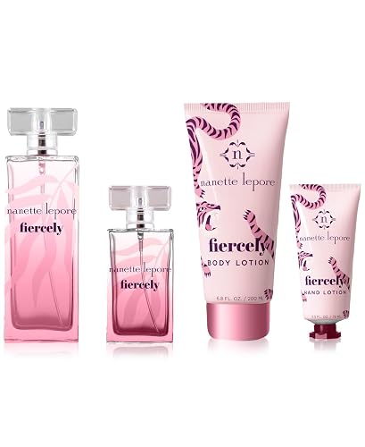 Nanette Lepore Fiercely 4 Piece Gift Set, 3.4 fl. oz. Beauty & Personal Care Nanette Lepore