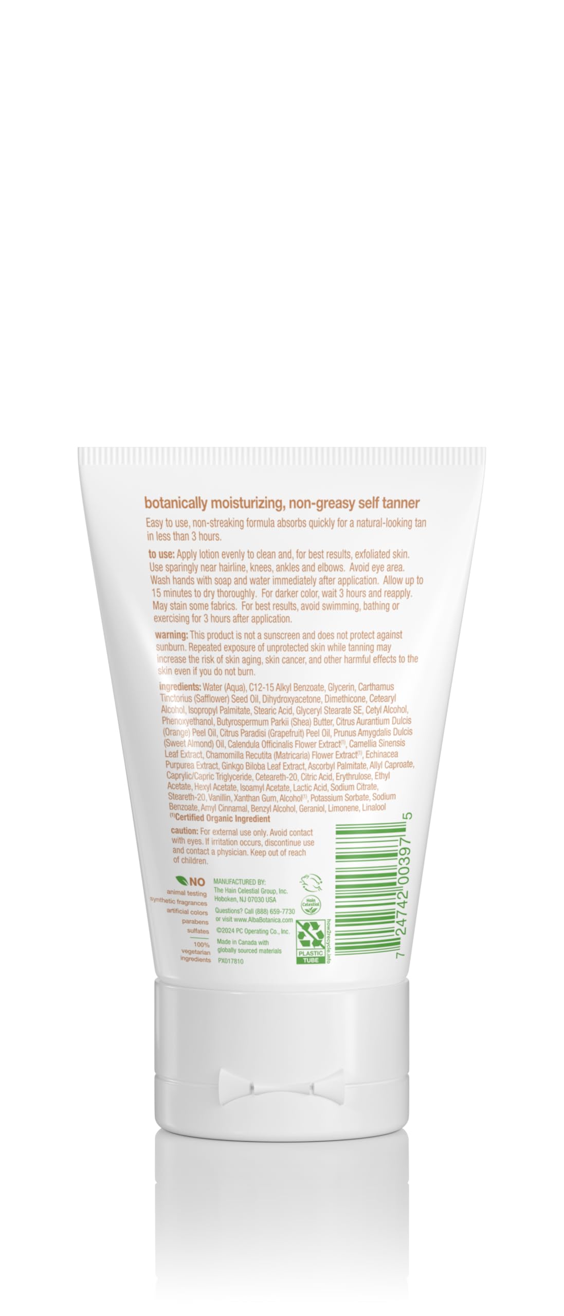 Alba Sunless Golden Tanning Lotion - 4 fl oz Beauty & Personal Care Alba Botanica