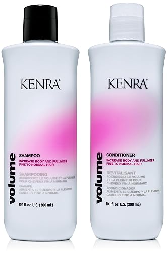 Kenra Professional Volume Shampoo & Conditioner Set | Creates Body, Bounce & Fullness | Increases Volume up to 45% | Adds Shine | Color Safe | Fine Beauty & Personal Care Kenra