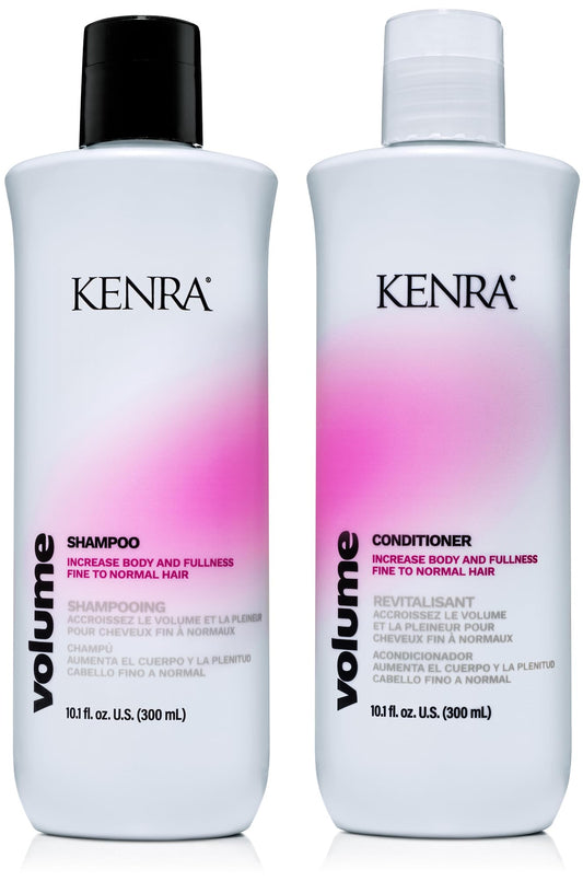 Kenra Professional Volume Shampoo & Conditioner Set | Creates Body, Bounce & Fullness | Increases Volume up to 45% | Adds Shine | Color Safe | Fine Beauty & Personal Care Kenra