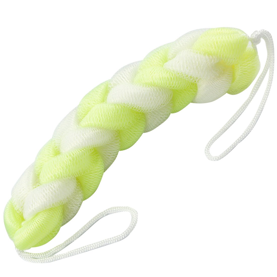 Ruilogod Nylon Braids Shower Bath Mesh Strap Sponge Yellow Green White (id: 029 51f 16d e23 203 Beauty and Personal Care Ruilogod