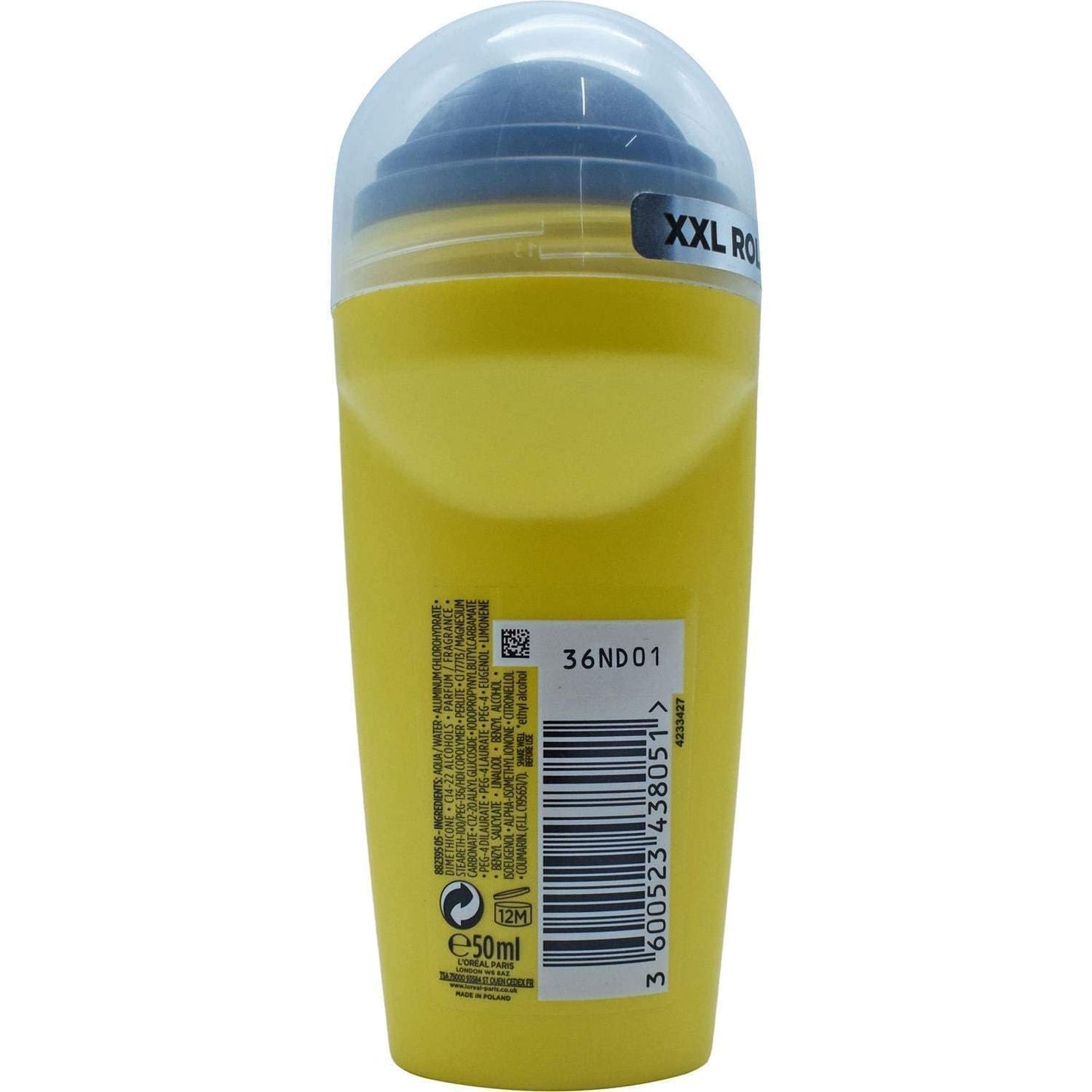 Men Expert- Invincible Sport Absorbing Anti Perspirant 96H Deodorant Roll-On Beauty and Personal Care MEN EXPERT