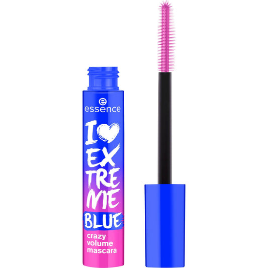 essence | I Love Extreme Blue Crazy Volume Mascara | Vibrant & Colorful, Volumizing & Long-Lasting for Dramatic Lashes | Vegan & Cruelty Free Beauty and Personal Care Essence Cosmetics Default Title