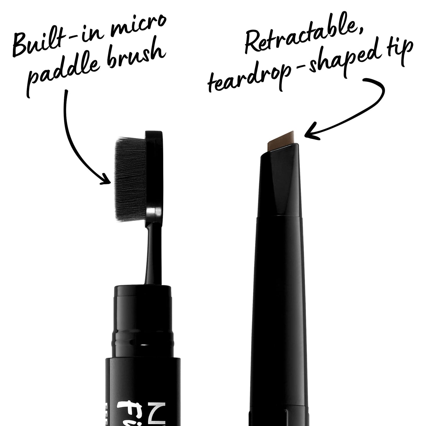 NYX PROFESSIONAL MAKEUP Fill & Fluff Eyebrow Pomade Pencil, Ash Brown Beauty & Personal Care NYX PROFESSIONAL MAKEUP